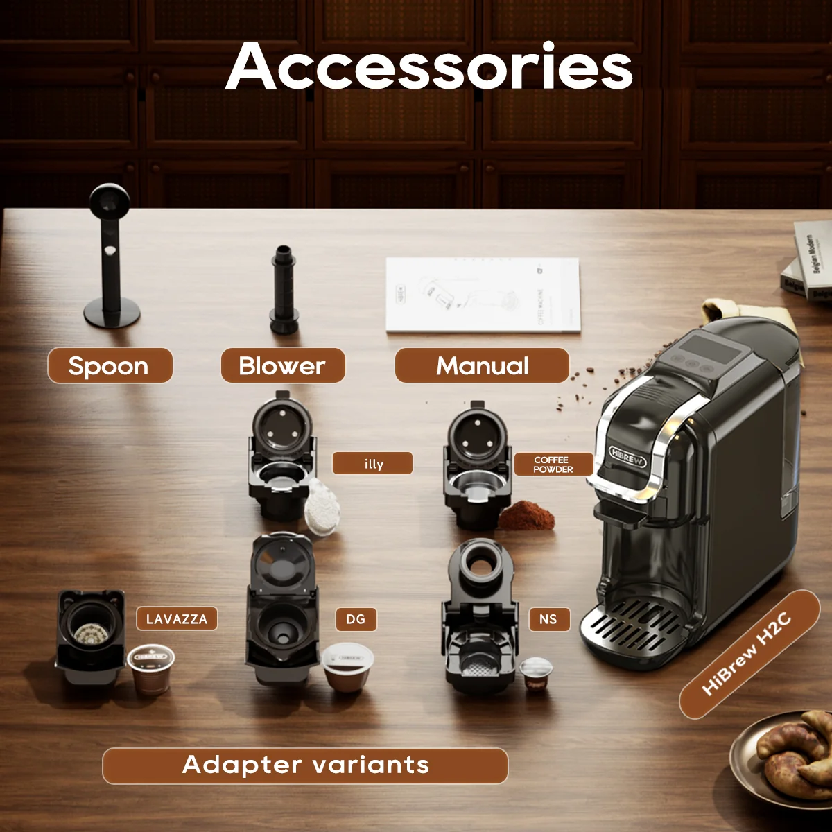 HiBREW Coffee Maker | Smart Touch Control, 7 Cup Sizes, Hot & Cold Brew, Precise Temp - Image 7