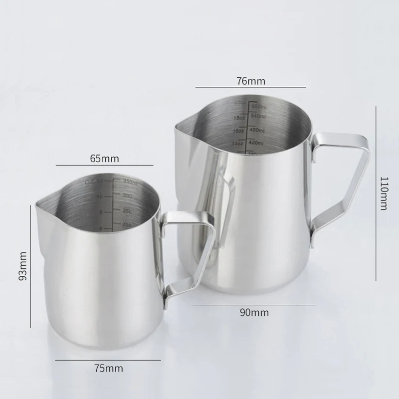 HiBREW 350ml & 450ml Milk Pitcher - Image 6