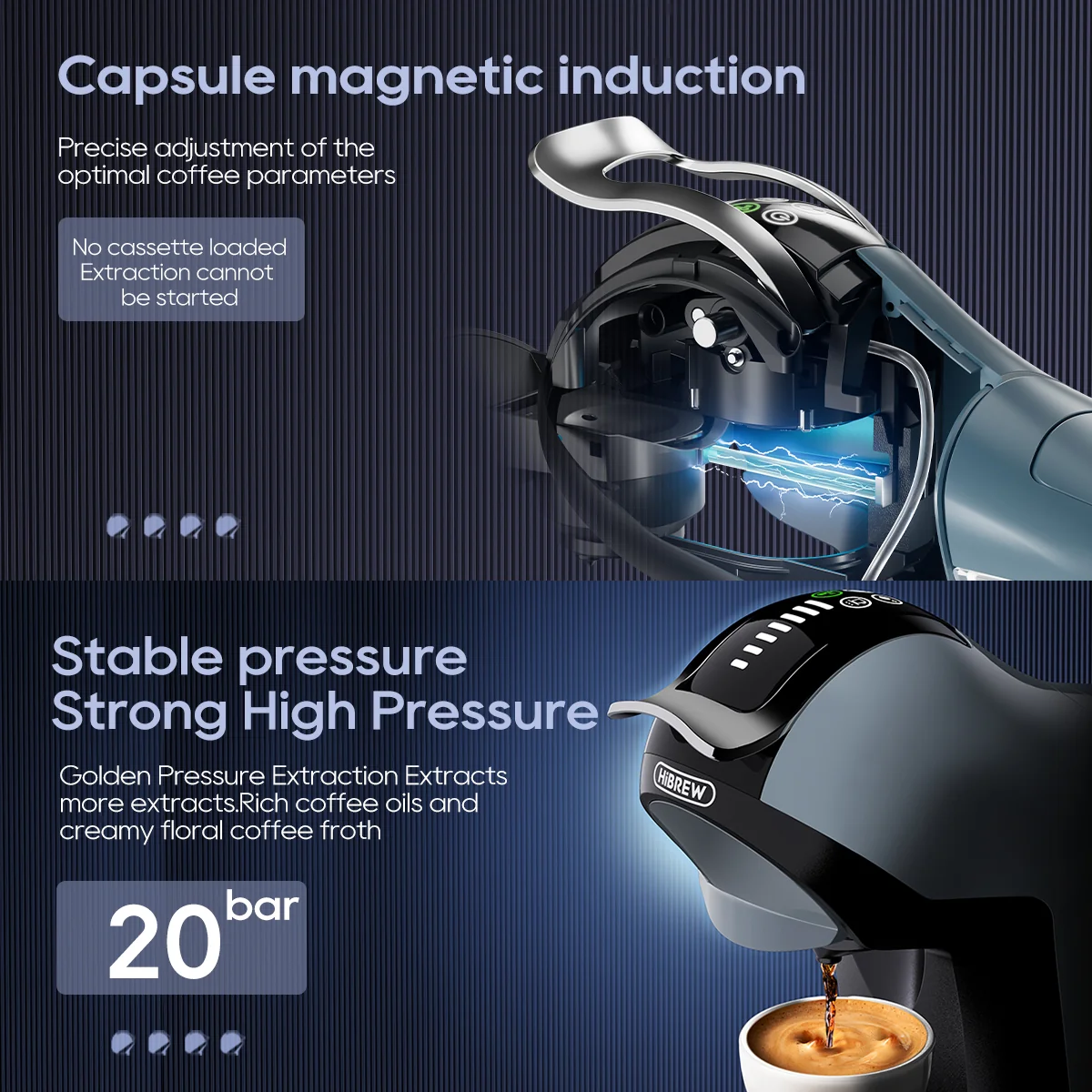 HiBREW 4-in-1 Capsule Coffee Maker H17 - Image 3