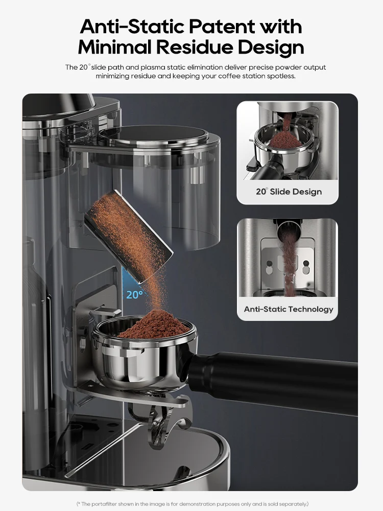 HiBREW  Automatic Coffee Grinder with 48 Customizable Grind Settings  G7 - Image 7