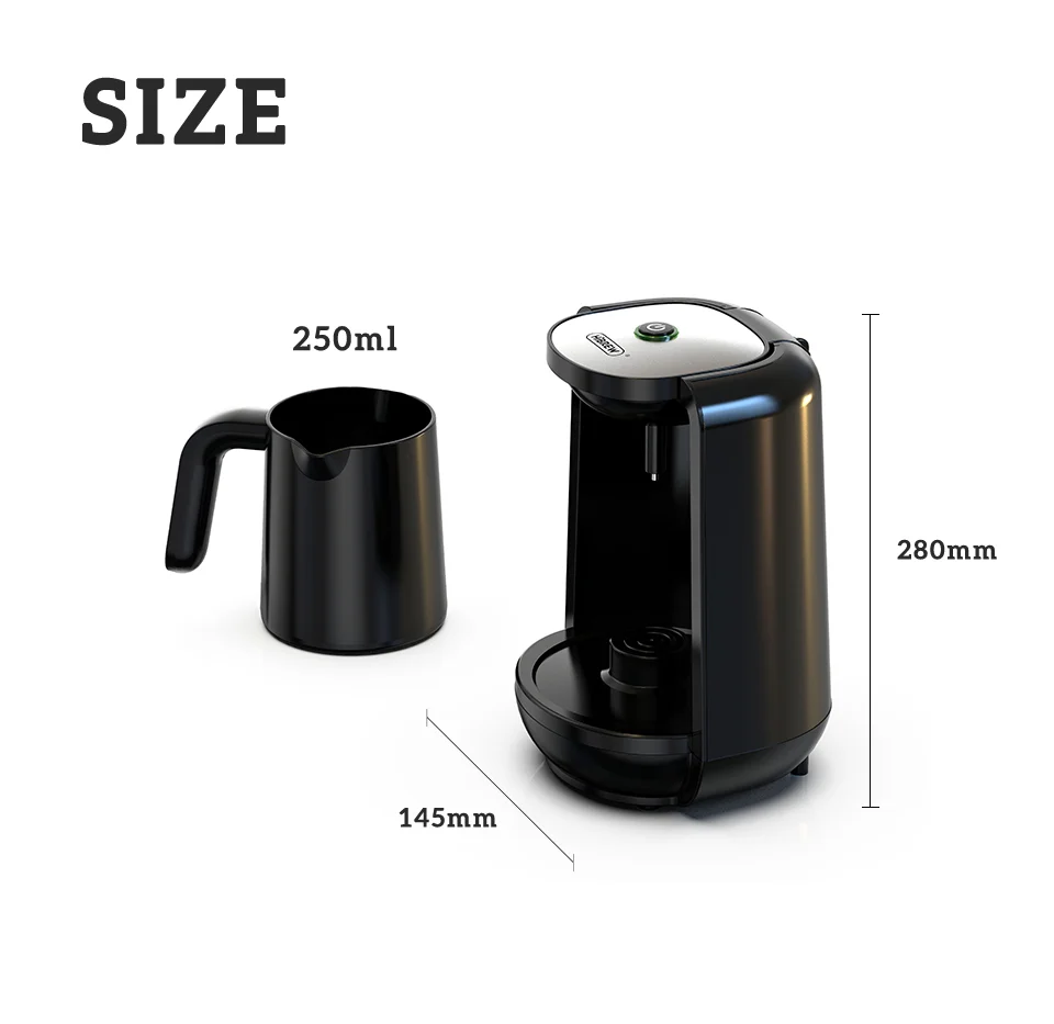 HiBREW Automatic Turkish Coffee Machine Electric Pot AC 220~240V Ground Coffee Maker H9 - Image 10