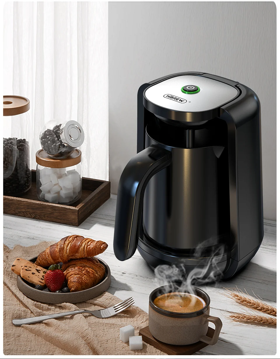 HiBREW Automatic Turkish Coffee Machine Electric Pot AC 220~240V Ground Coffee Maker H9 - Image 3