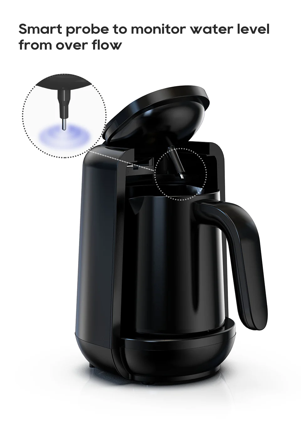 HiBREW Automatic Turkish Coffee Machine Electric Pot AC 220~240V Ground Coffee Maker H9 - Image 8