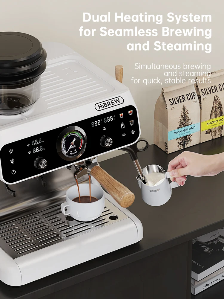 HiBREW H7B Espresso Machine with Grinder - Image 4