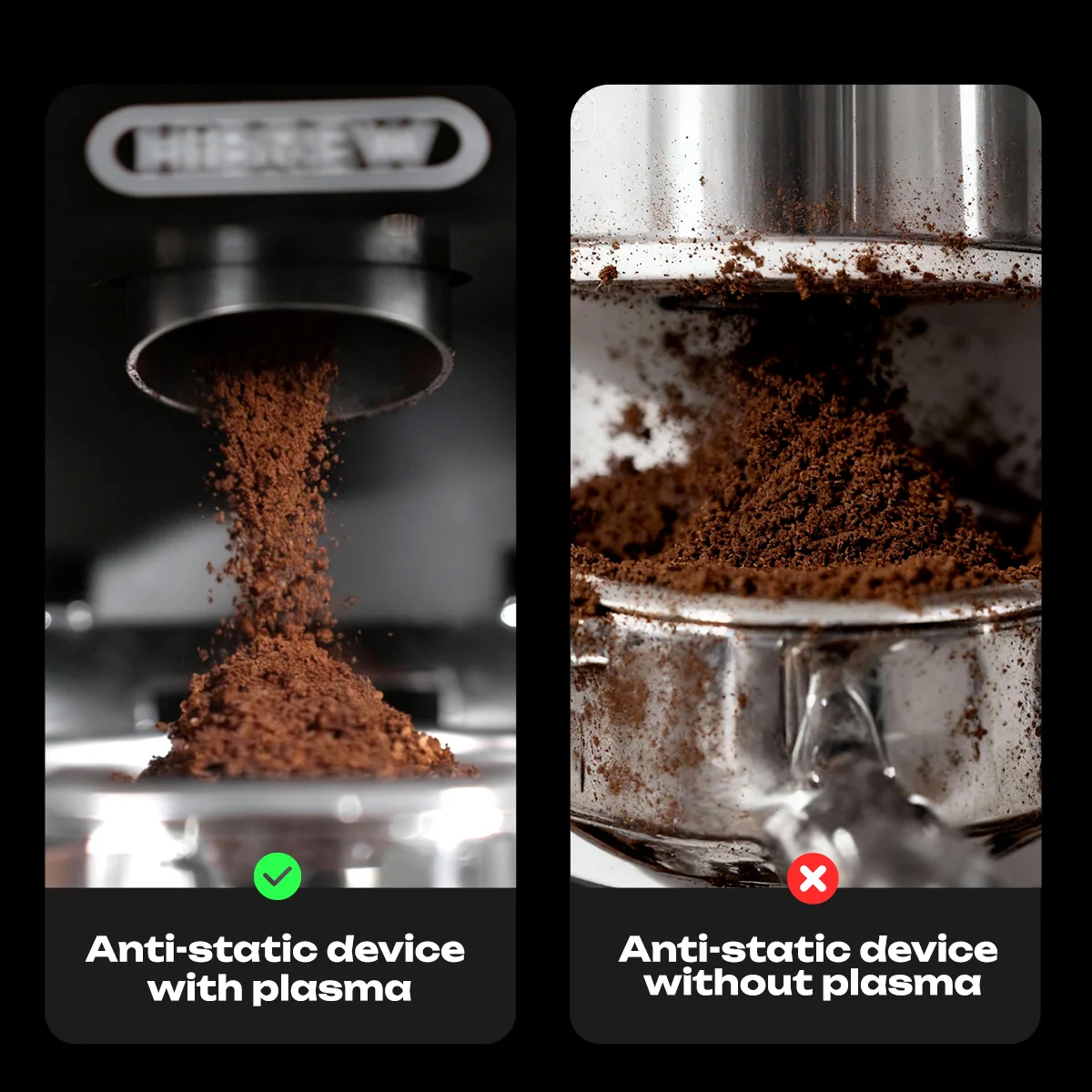 HiBREW G3 Plus: 31-Level Precision, Plasma Anti-Static, Smart Touchscreen Coffee Grinder – Perfect for Espresso, Pour Over & More - Image 14