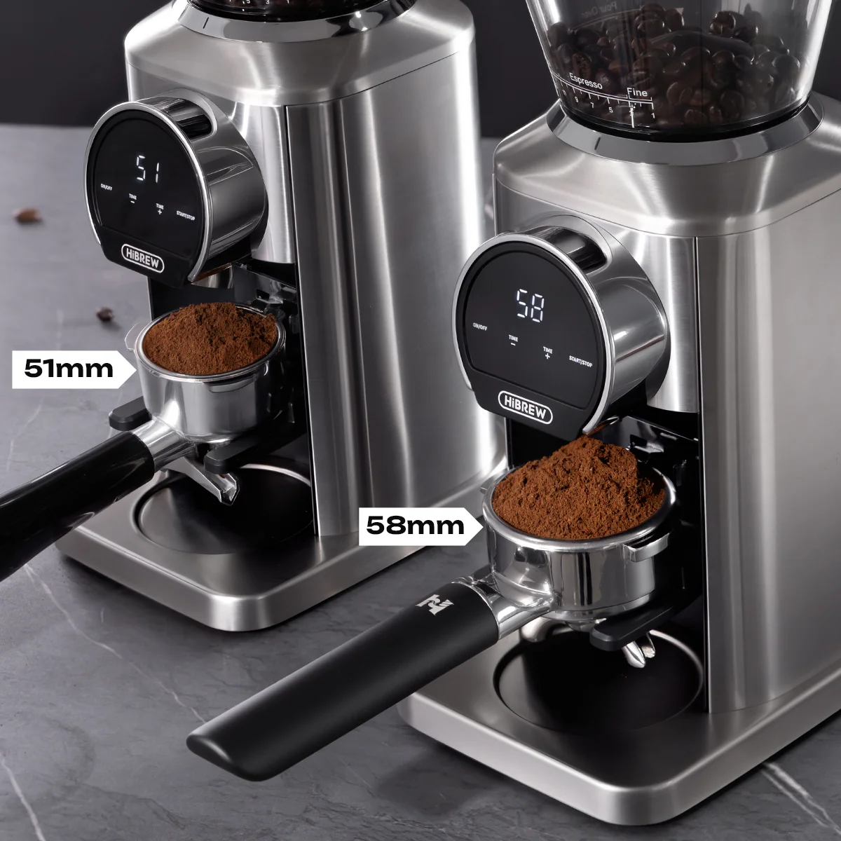 HiBREW G3 Plus: 31-Level Precision, Plasma Anti-Static, Smart Touchscreen Coffee Grinder – Perfect for Espresso, Pour Over & More - Image 15