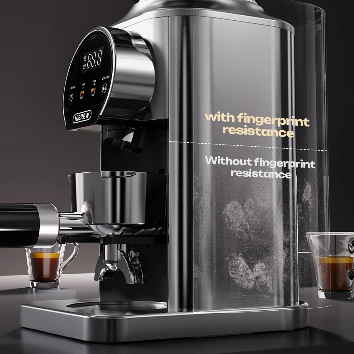 HiBREW G3 Plus: 31-Level Precision, Plasma Anti-Static, Smart Touchscreen Coffee Grinder – Perfect for Espresso, Pour Over & More - Image 17