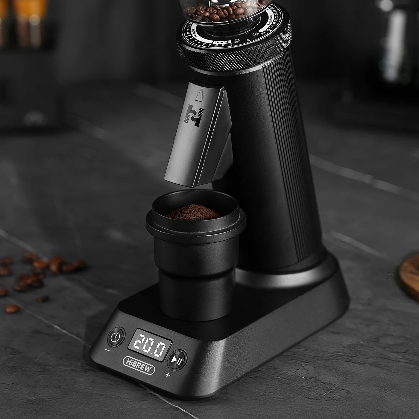 HiBREW G5 Plus Coffee Grinder | 48mm Conical Burr, Adjustable Timer & Dual-Speed Grinding - Image 7