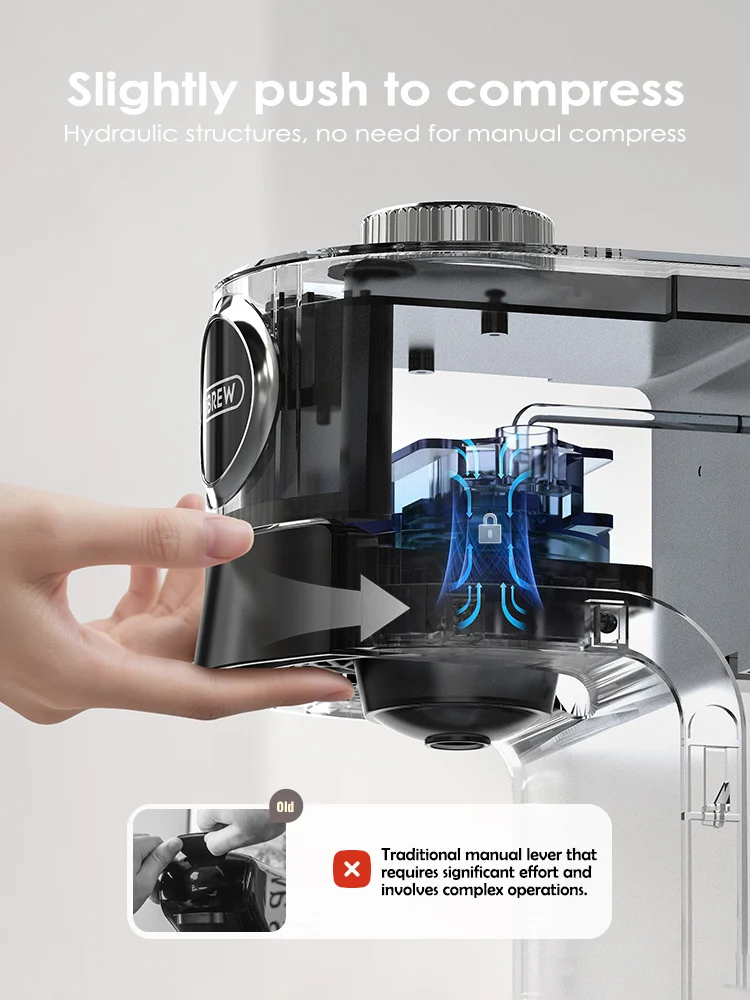 HiBREW H3C Coffee Machine – 3-in-1 Capsule Freedom with 7-Level Temperature Control - Image 4