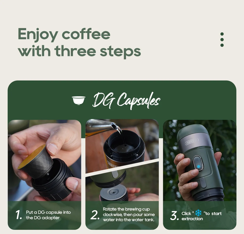 HiBREW Wireless Electric Portable  Coffee Machine H4B - Image 3