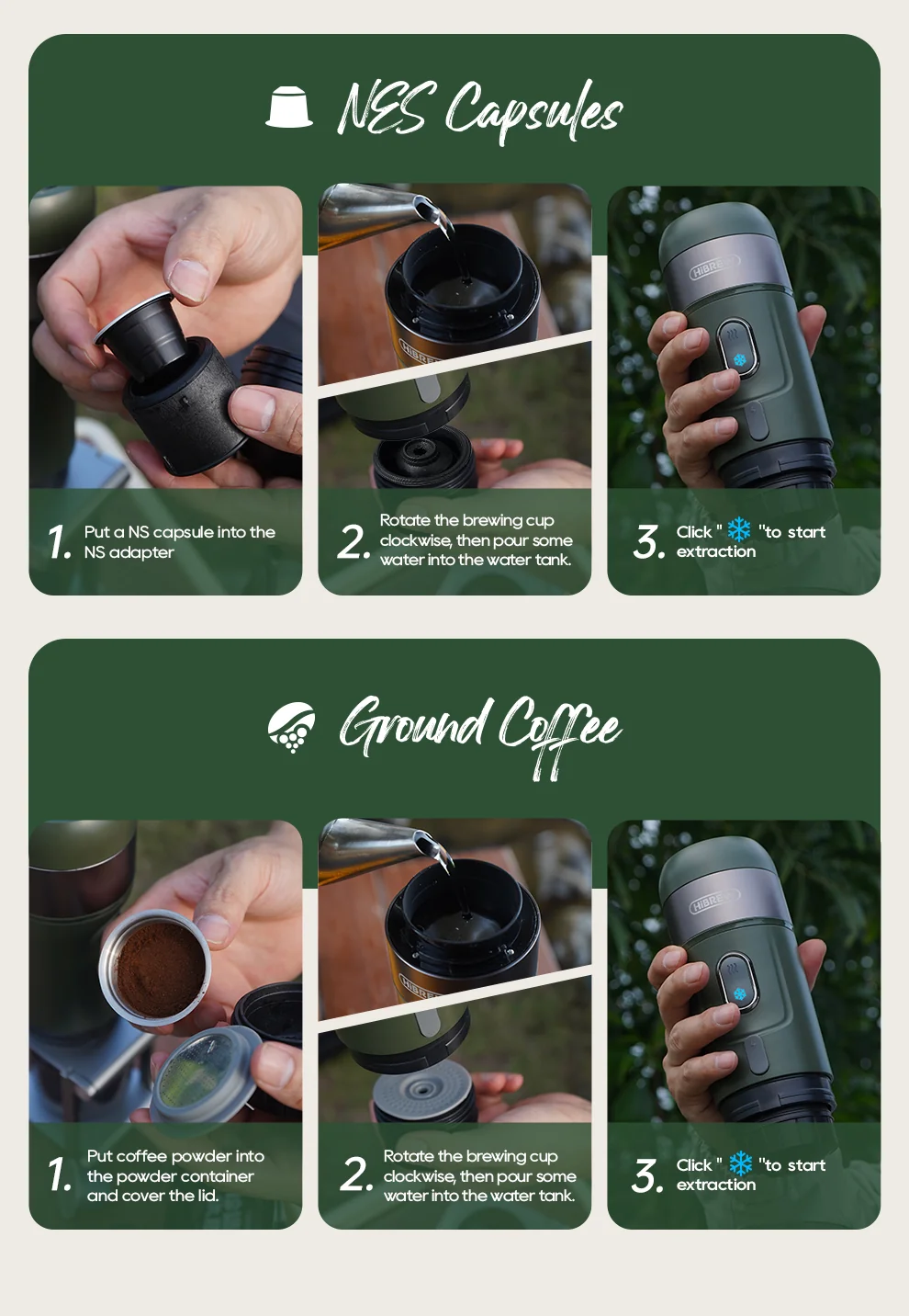 HiBREW Wireless Electric Portable  Coffee Machine H4B - Image 4