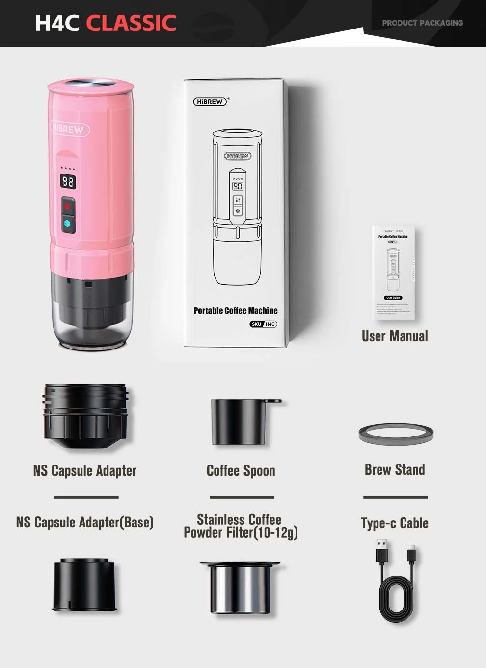 HiBREW H4C – Portable Espresso Maker with Detachable Battery - Image 10