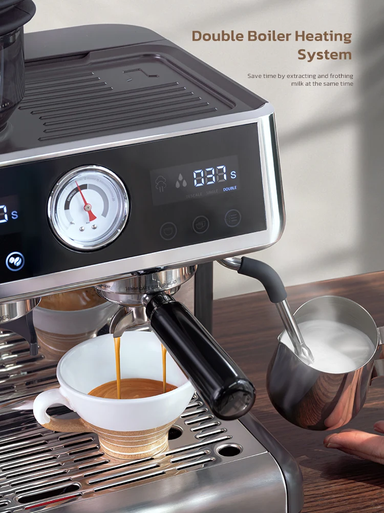 HiBREW Dual Boiler System Barista Pro Espresso Coffee Machine  H7A - Image 3