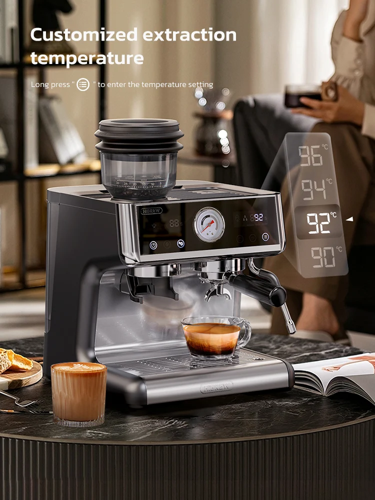 HiBREW Dual Boiler System Barista Pro Espresso Coffee Machine  H7A - Image 4