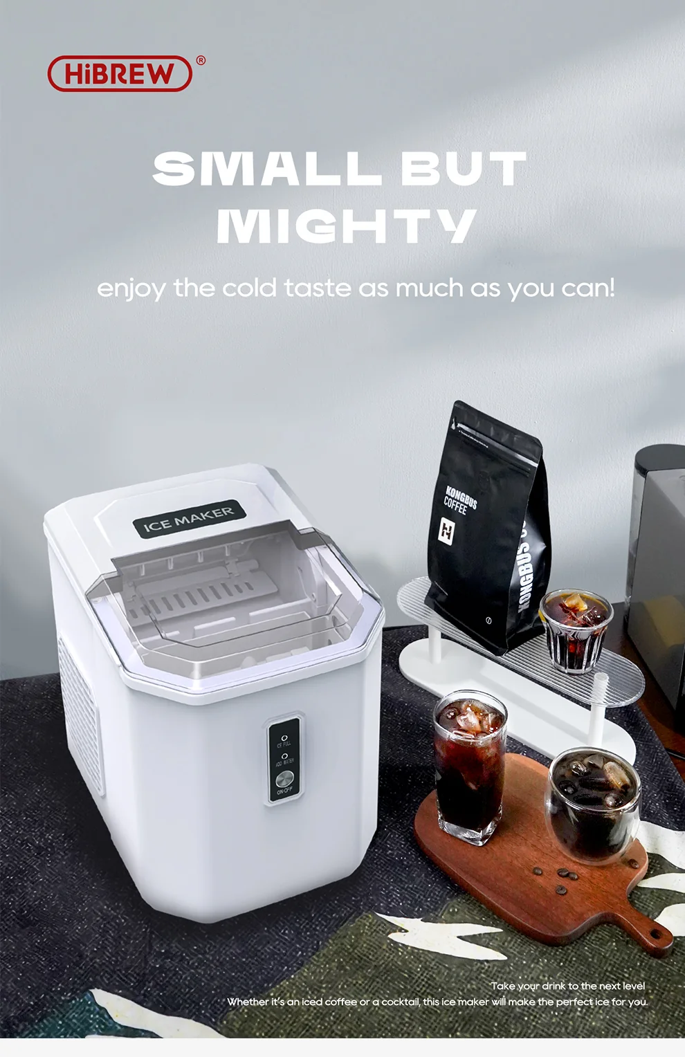 HiBREW Ice Maker Machine 60Hz & 50Hz - Image 3