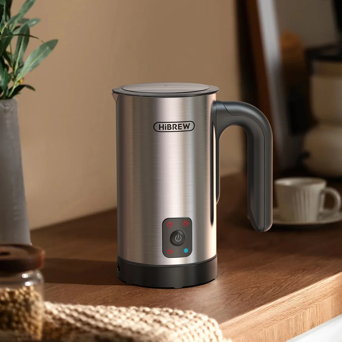 HiBREW 4 in 1 Milk Frother Fully automatic Milk Warmer M3A - Image 5