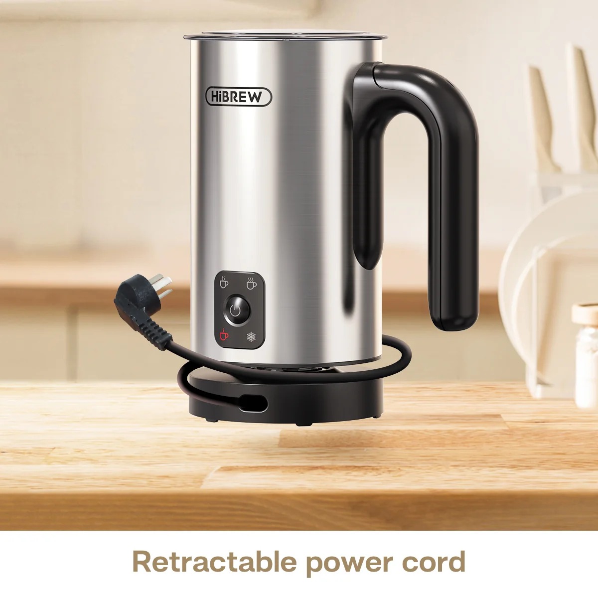 HiBREW 4 in 1 Milk Frother Fully automatic Milk Warmer M3A - Image 7
