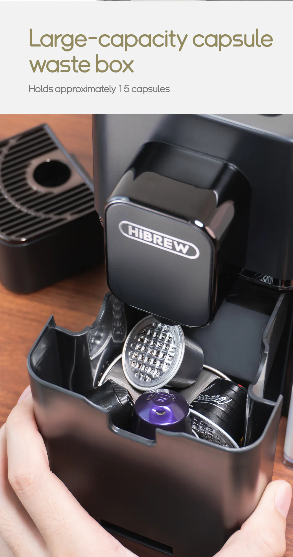HiBREW Nes Capsule Coffee Machine H15 - Image 12