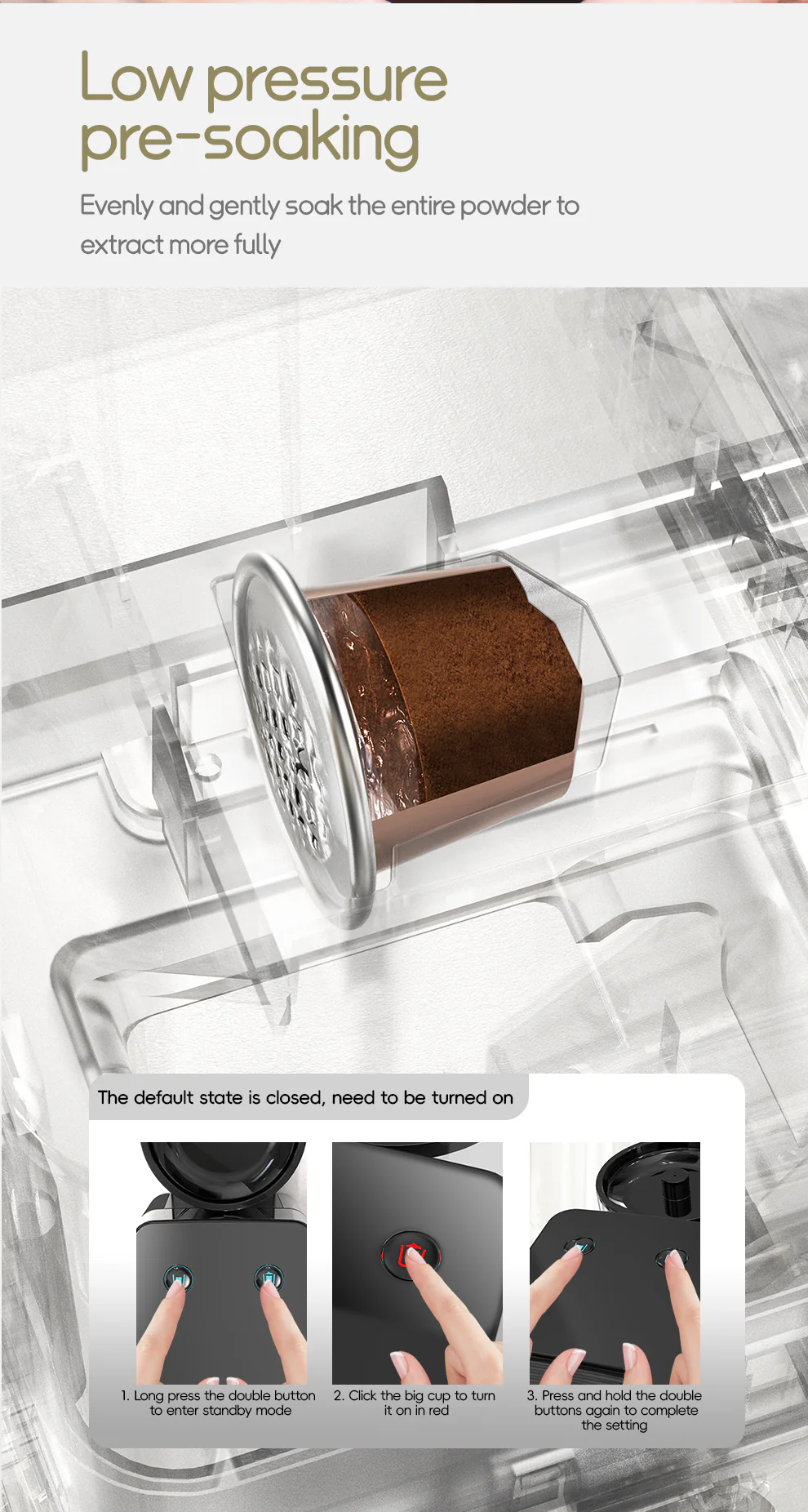 HiBREW Nes Capsule Coffee Machine H15 - Image 14