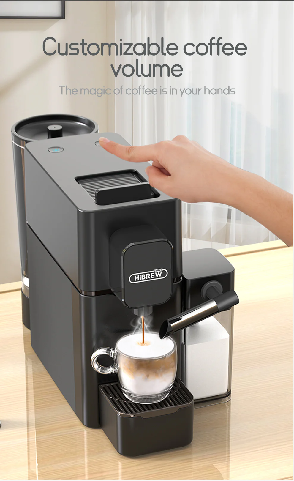 HiBREW Nes Capsule Coffee Machine H15 - Image 4