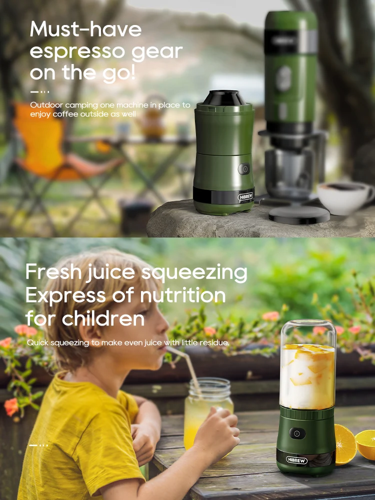 HiBREW Portable 3in1 Electric Coffee Grinder 2000mAh G2 - Image 6