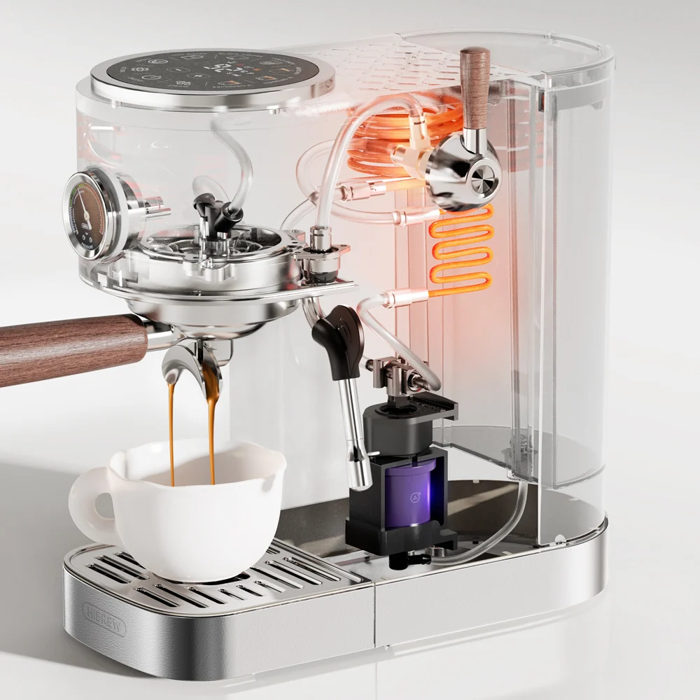 HiBREW Dual Boiler Espresso Machine with Intuitive Touchscreen H13 - Image 7
