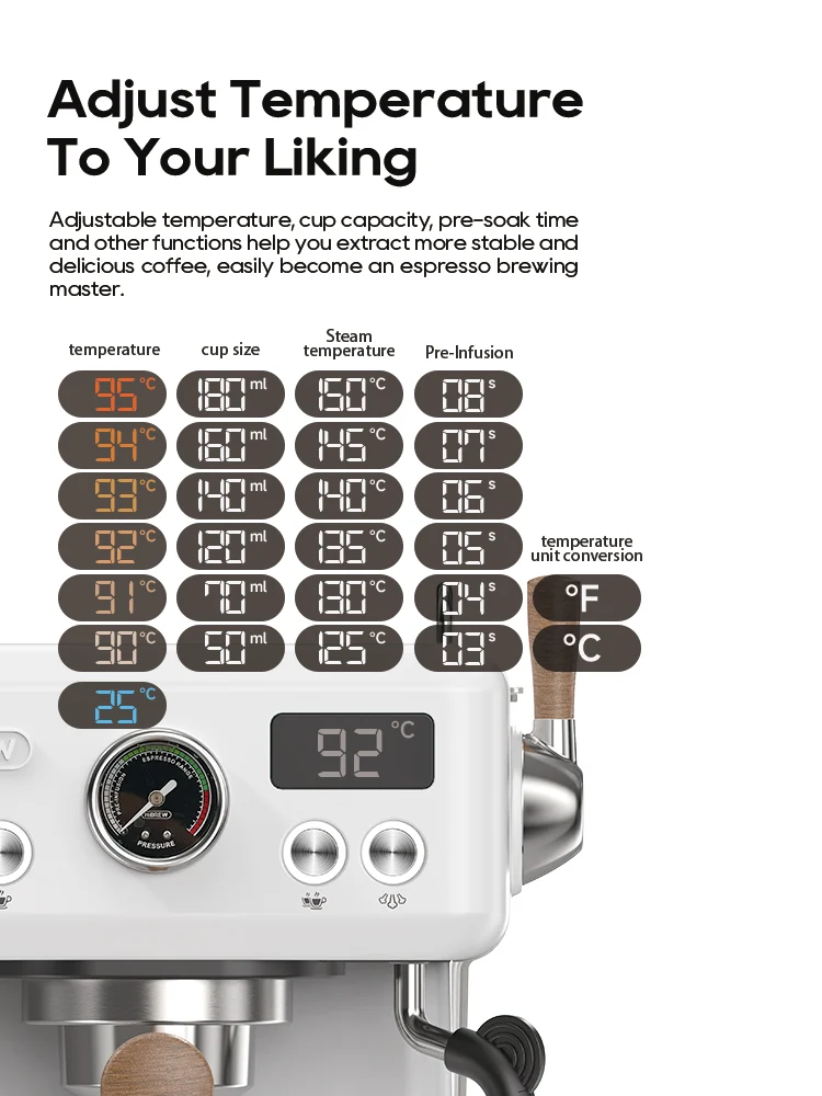 HiBREW Semi Automatic Espresso Coffee Machine H10Plus - Image 5