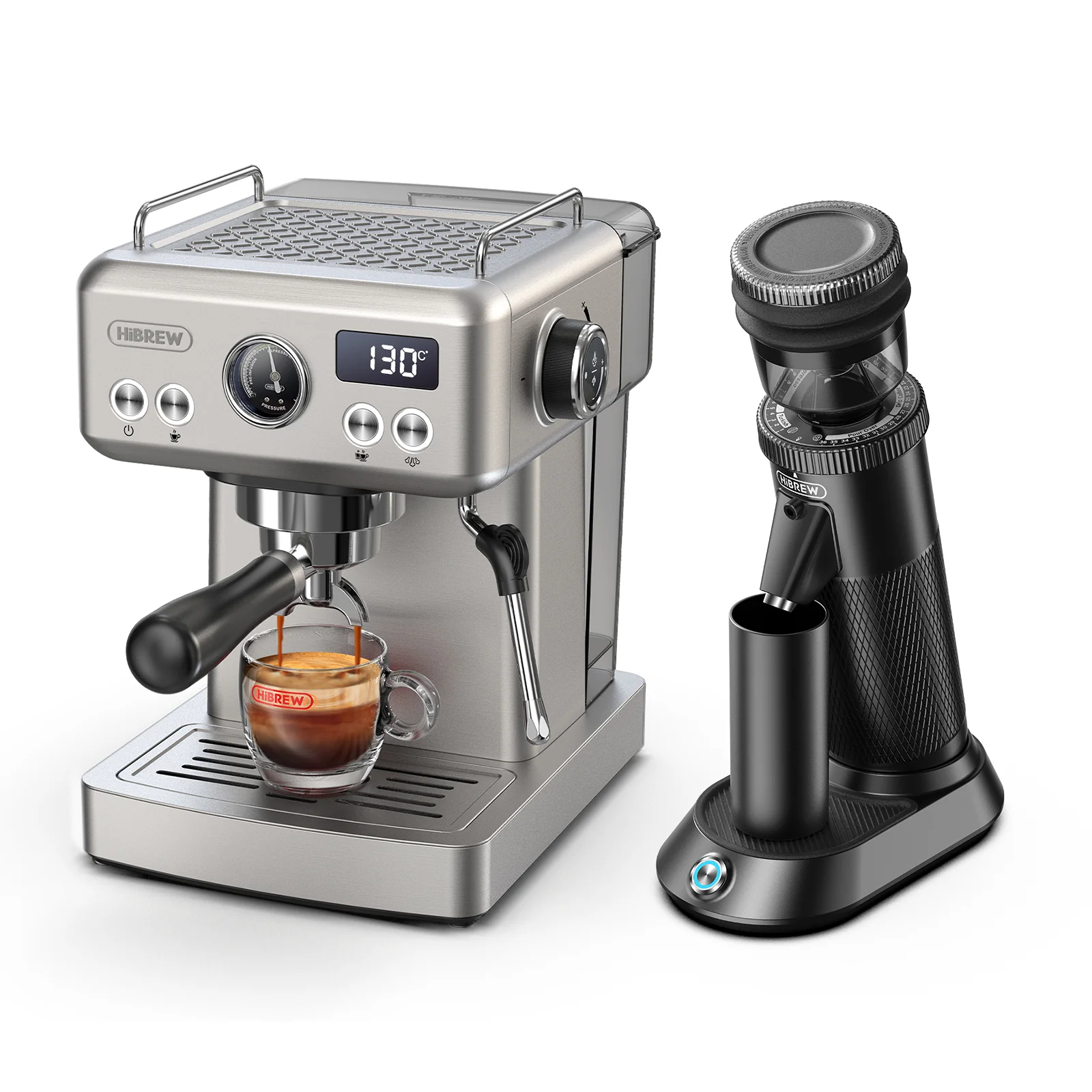 HiBREW  Semi Automatic Espresso Coffee Machine Temperature Adjustable H10A - Image 10