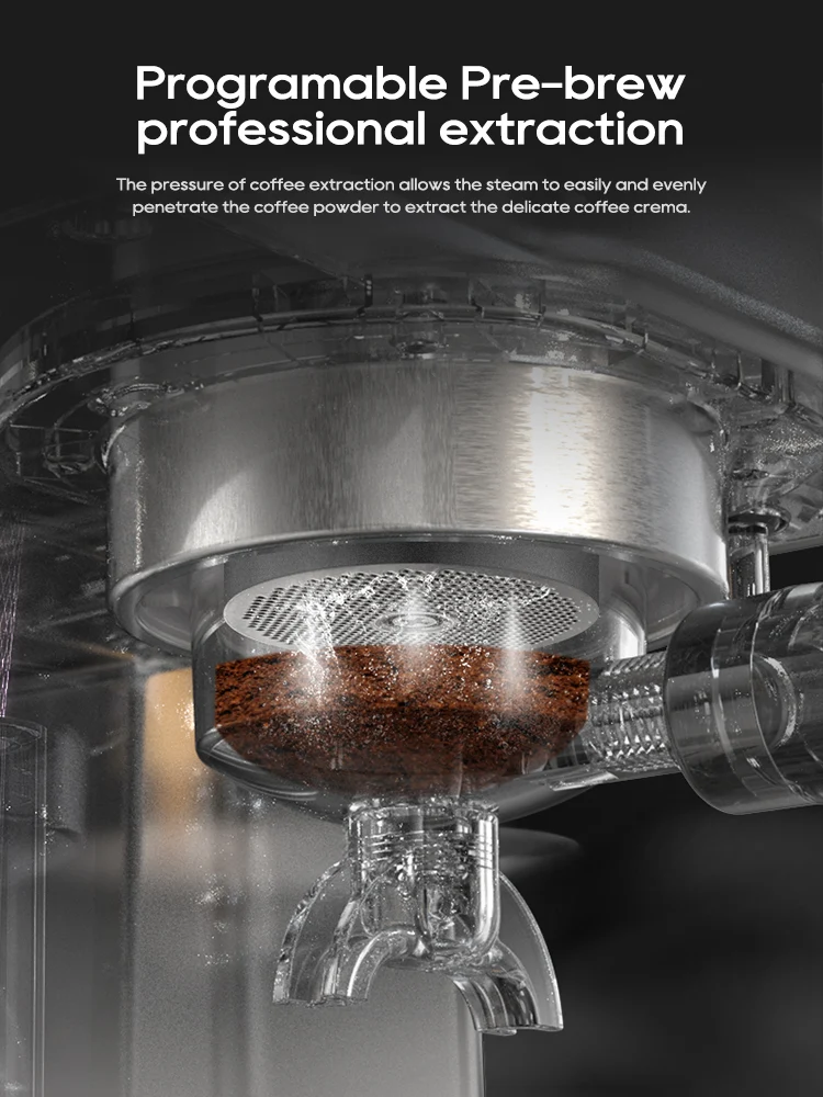HiBREW  Semi Automatic Espresso Coffee Machine Temperature Adjustable H10A - Image 7